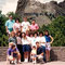 The Jonas family with -what we suppose- their Church group from when Kevin Sr. and Denise traveled around. 1992. If you look closely, you'll notice Mrs. Jonas was pregnant!