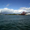 nach dem Auschecken aus dem Hotel eine Bootsfahrt auf dem Firth of Forth ...