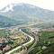 Trient, Blick in Richtung Süden
