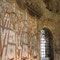 erhaltene Wandbemalung im Inneren des Romulus Tempels, der 307 errichtet und im 6. Jhdt. zur Vorhalle einer Kirche umgebaut wurde