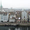 Blick vom Lindenhof, der Kuppe eines Moränenhügels, der als Ursprung Zürichs gilt: römische Zollstation