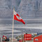die Grönländische Fahne