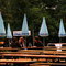 ... im Sparkassenpark bei kleinen Regenschauern.