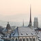 Blick von der Universität, im Hintergrund Großmünster