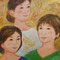 「娘たちにつなぐ「INOCHI」」１０号 日本画栗田美由紀