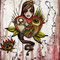 bird:love |105 x 148 | watercolor pigmentliner | 2011| SOLD