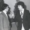 Jänner 1979: Wallmann und Hartwig Kamarad bei Gründung des MC Laakirchen