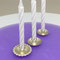 Sale for baker, take 3 cake candle holders in sterling silver.