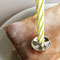 Celebrate cake, cake candle holders in sterling silver for birthday