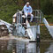 Harvester collects chladophora in Camp Torenta Canal. 