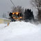 On Feb. 21 a near blizzard created thigh deep snowdrifts on Peninsula Drive. 