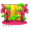PlumTreesAndGoldFoldingScreen　梅の木と金屏風　背景素材用