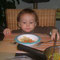 Hmmm... Fein... Ich bin ein ganz Grosser und habe Papis Platz eingenommen! ;-)