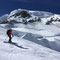 Abfahrt Mont Blanc
