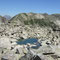 En redescendant sous les crêtes d'Espade, petit lac