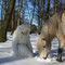 Fantasie & Wirklichkeit Fotografien und Gedichte Kathrin Steiger Winter Wald Märchenwald Schnee Schneefee  Fee Elfe Schneeprinzessin Pferd