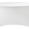 Tisch-Stretchhusse "rund easy" weiß 180cm