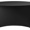 Tisch-Stretchhusse "rund easy" schwarz 180cm