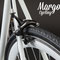 Freno posteriore Z-Star e pneumatico da 28 mm della bicicletta a scatto fisso fosforescente Swan