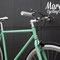 Fixed bike Tiffany taglio del prospetto anteriore