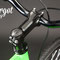 Particolare della pipa manubrio e blocco Neco della fixed bike Dragonfly 