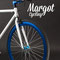 Bici fixie. Foto taglio anteriore in interni