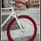Fixed bike Bullhorn. Foto in taglio anteriore.