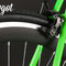 Particolare cerchio e pista frenante fresata della fixed bike Dragonfly