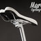 Bici a scatto fisso Bullhorn. Dettaglio sellino.