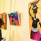 Artworks (right to left) from Fillow Nghipandulwa, Seolma Iipinge and André Pilz
