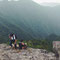 親類有志で三爺慰霊登山をしました。日本岩にて（2013年8月撮影）