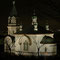 ライトアップされたハリストス正教会を見下ろす。（2006年5月）