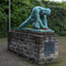 Joseph Enseling *1886 †1957, Trauer, Skulptur auf dem Ehrenfriedhof (Südwestfriedhof Essen)