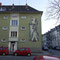 Relief an der Fassade eines Wohnhauses in Essen-Frohnhausen