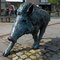 Prof. Carl Emanuel Wolff, Märchenbrunnen "Das tapfere Schneiderlein" (Detail), Essen-Kettwig, Hauptstraße, Ecke Schulstraße