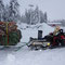 Firewood for Peurajärvi checkpoint.