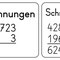 Ausrichtung bei schriftlichen Rechnungen: Dodolino LS / Dodolino