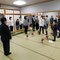 花の道を入場