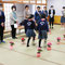 花の道を退場