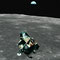 Mondlandschaft, public domain, commons.wikimedia.org, NASA Apollo 11