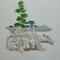pine tree (油彩)
