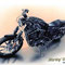 motorcycle art painting