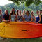 Alle Teilnehmer des StandUpPaddling, Foto: Thomas Navratil