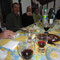 Pizzaessen im Elternhaus von David