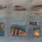 AUS-Zeit – Gouache, Eisen & Blattkupfer, 112 x 64 cm