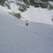 Richtung Aufstiegsspur