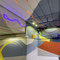 Licht-Kunst-Tunnel in Kelsterbach Bahnhof 2024 - Kriesche / Zimmermann