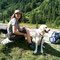 zusammen mit meinen Hunden beim Geburtstags-Ausflug in Langtaufers 11.07.2011