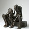 Patrice Moreau, sculpture : "Complicité" bronze. Fonderie d'Art Guillaume Couffignal 