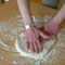 pulling dough 